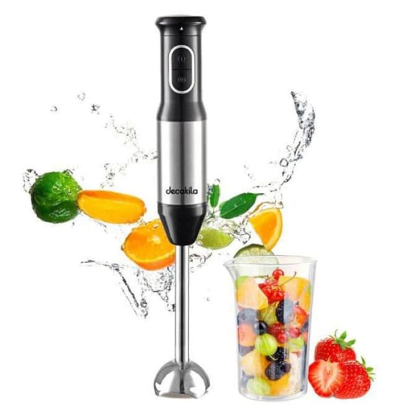 Mixeur Plongeant Decakila 1200W 2vitesses en Inox (KEJB039M) Mixeur Plongeant Decakila 1200W 2vitesses en Inox (KEJB039M)